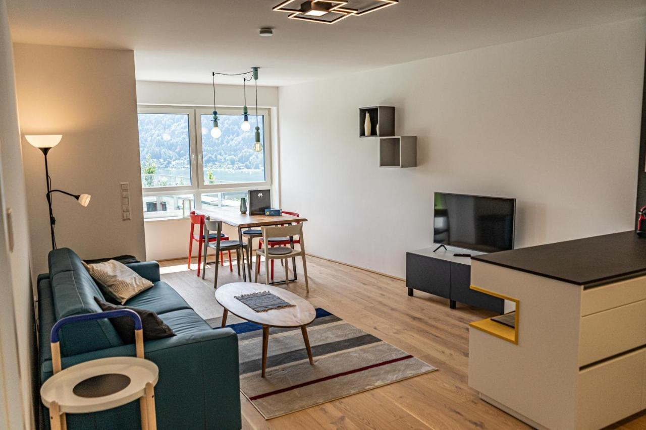Top 5 Alpe Maritima - Traumhafte Ferienwohnung Mit Seeblick Und Bergkulisse Am Ossiacher See Annenheim Exterior photo